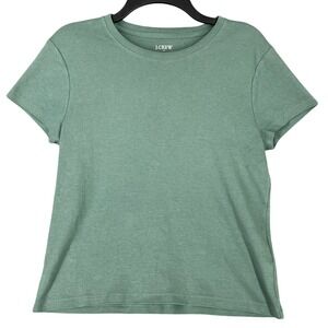 J‎ Crew Womens M Essential Tee Crew Neck Minimalist Layercore Modern Capsule
